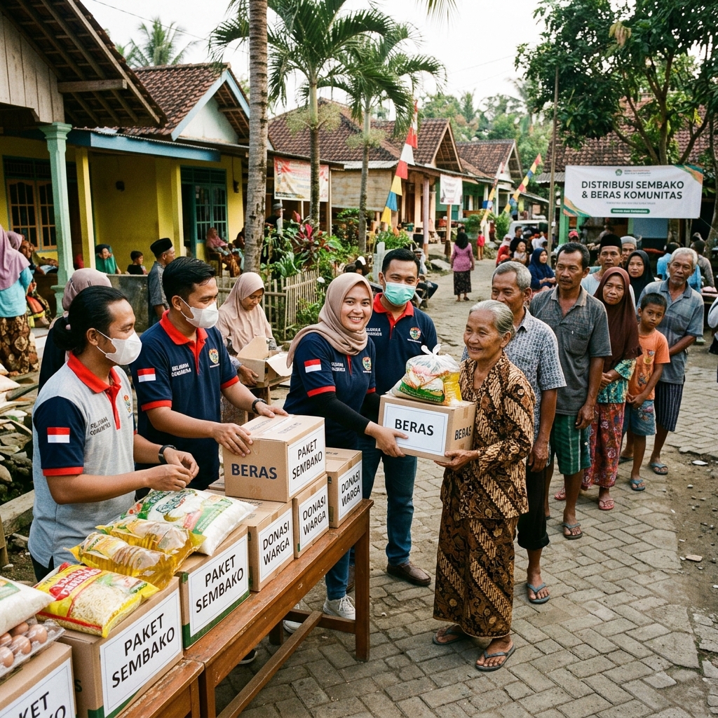 Penyaluran Sembako